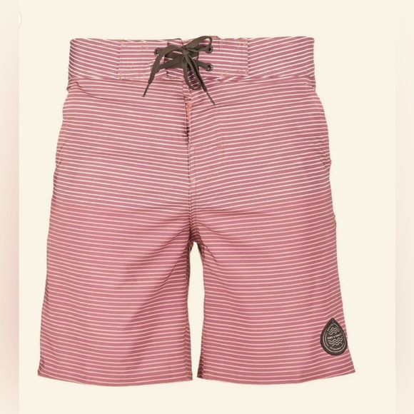 NWT - Striped Board Shorts / Swim Trunks - Picture 2 of 4